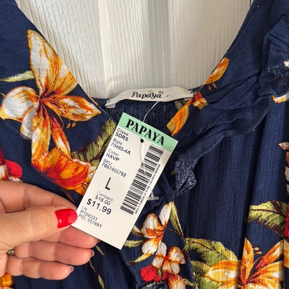 Multicolored Ruffled Tiered Sundress - Picture 2 of 5